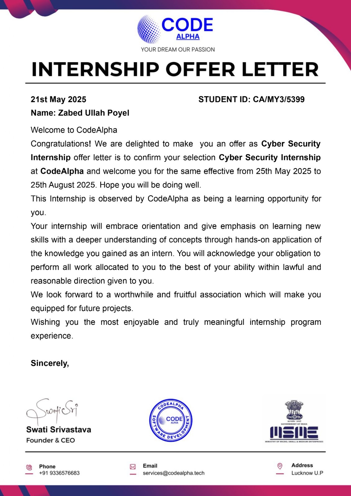 Internship: CodeAlpha